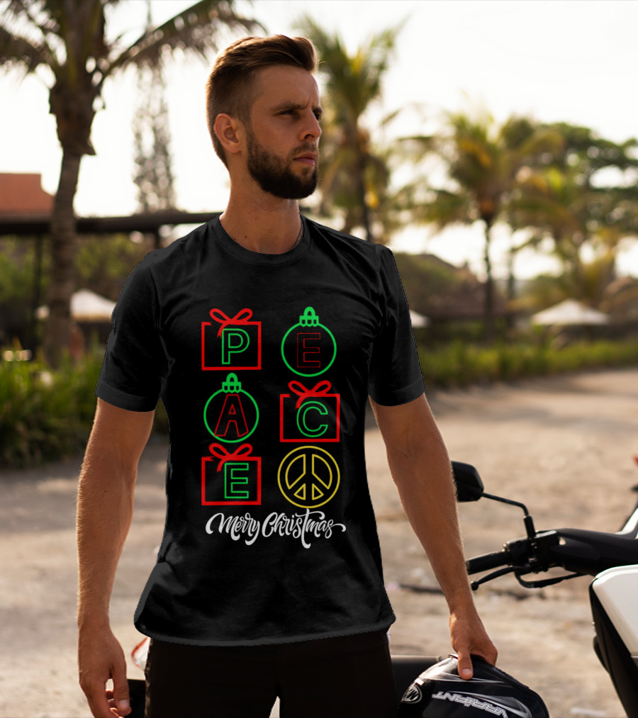 Peace Gift Ornaments Merry Christmas T-Shirt