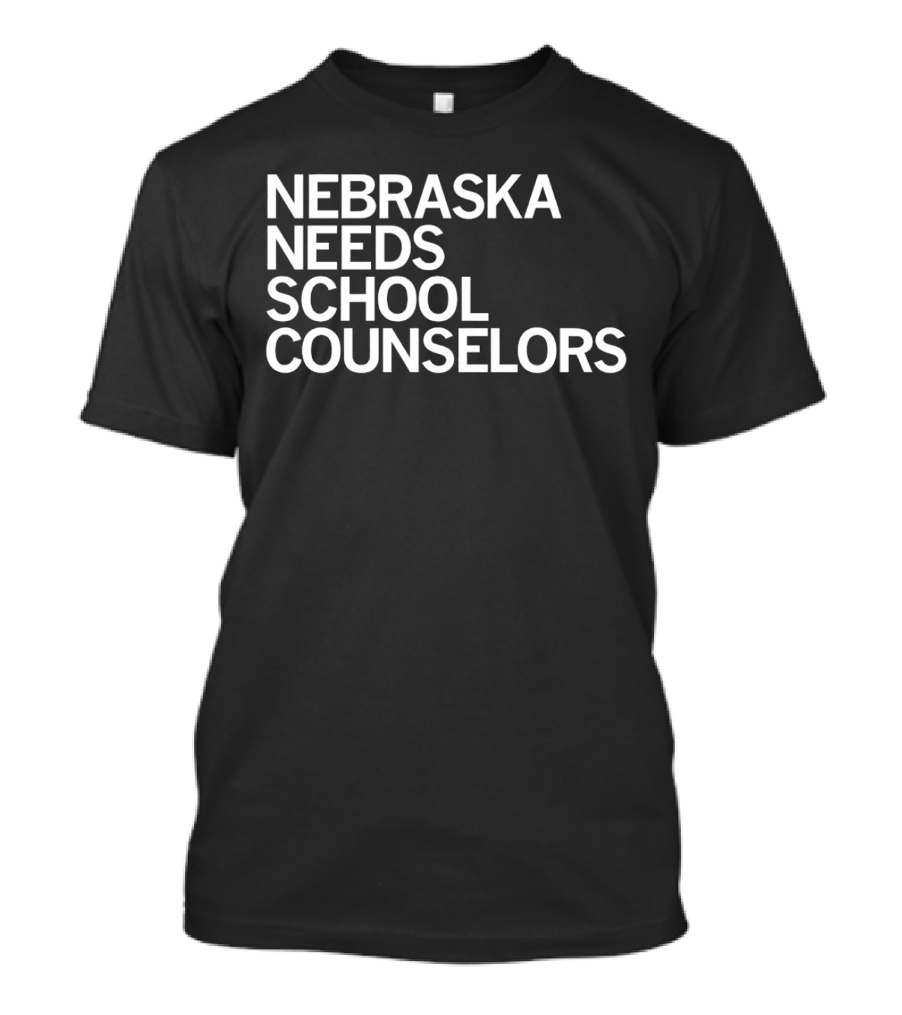NEBRASKA NEEDS SCHOOL COUNSELORS T-Shirt