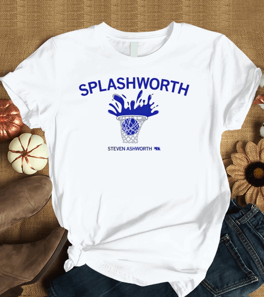 Splashworth Basketball Steven Ashworth Splash Dunk T-Shirt