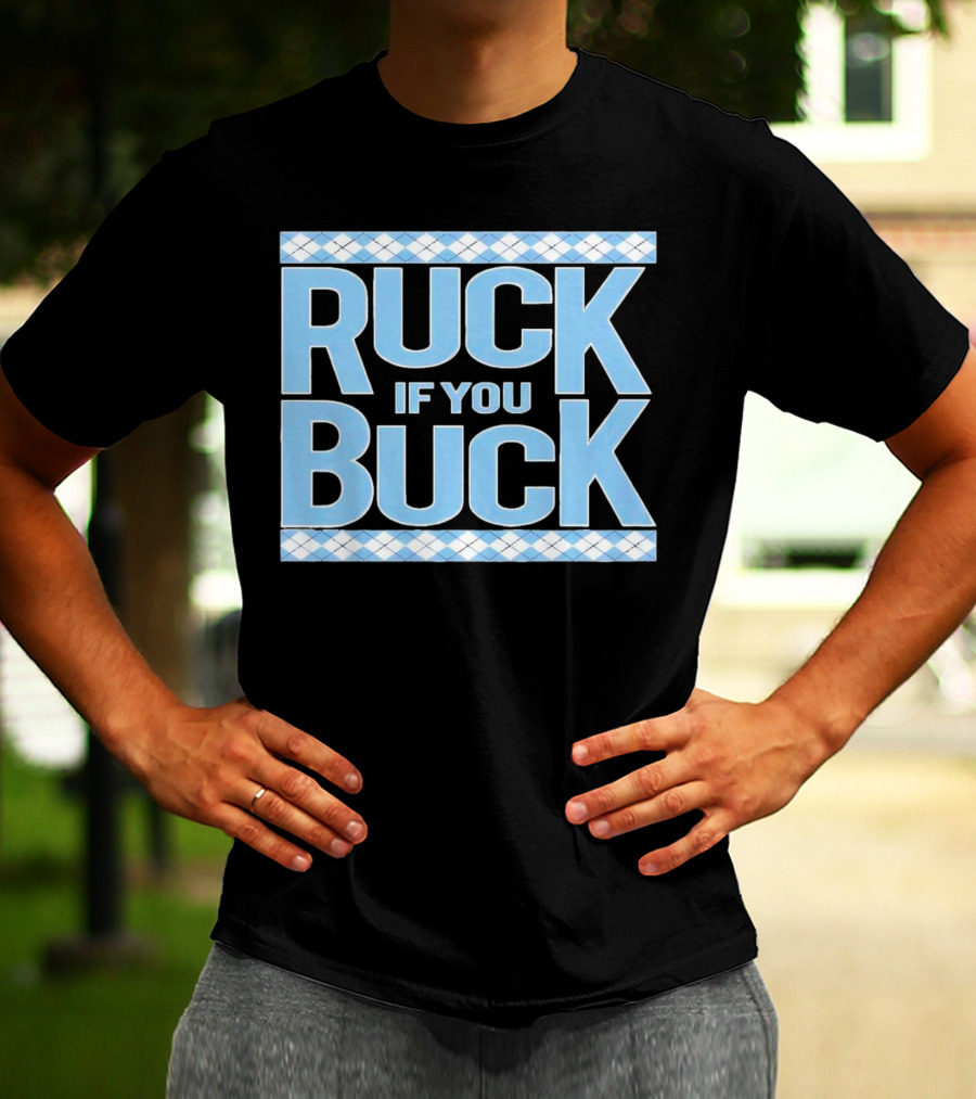 North Carolina Tar Heels Kaimon Rucker Ruck If You Buck Argyle T-Shirt