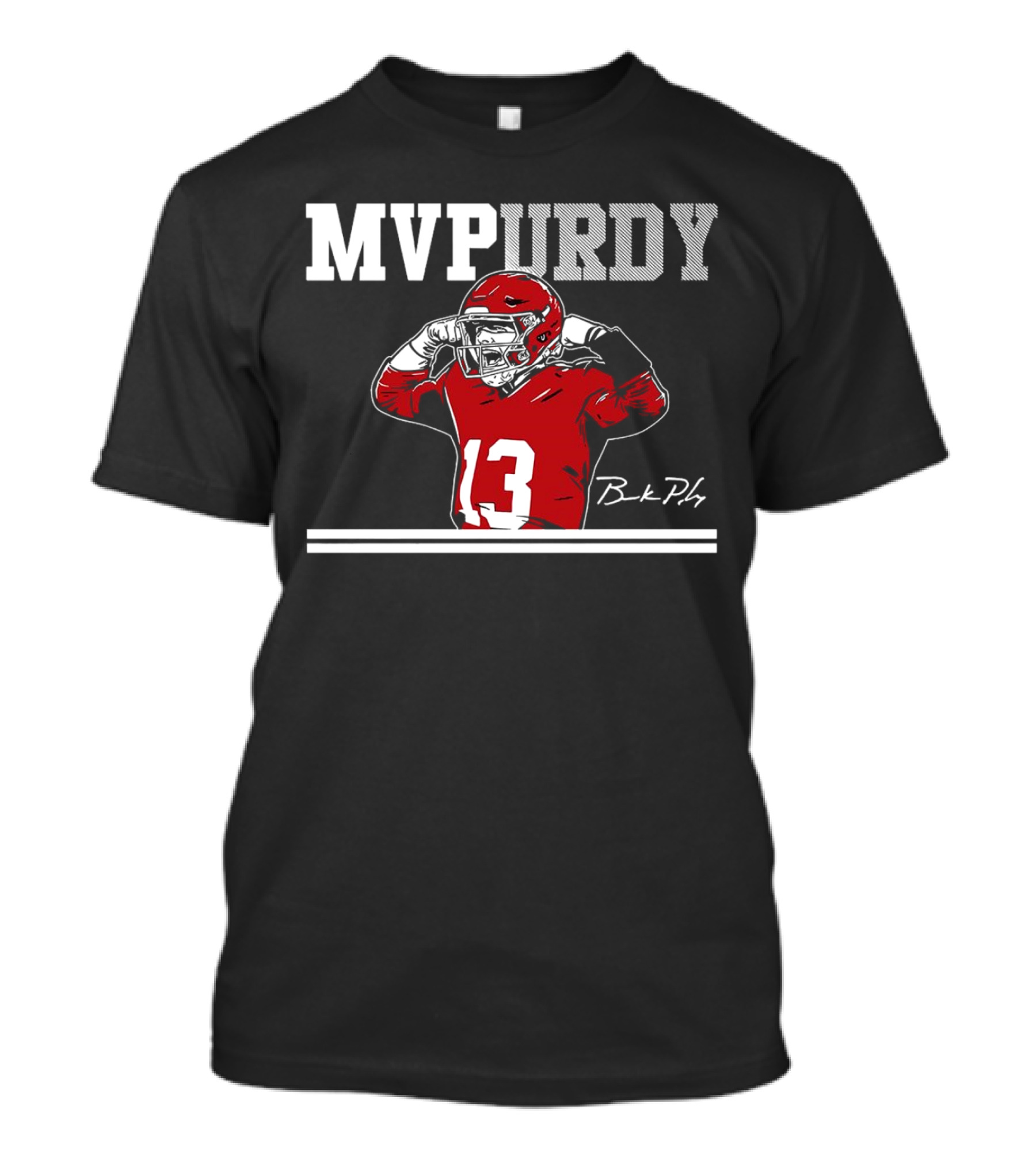 MVPurdy 13 Illustration Signature By Bk Pdy T-Shirt