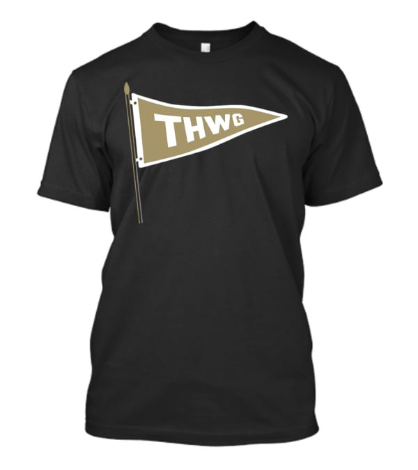 Georgia Tech THWG Gold Pennant Flag T-Shirt