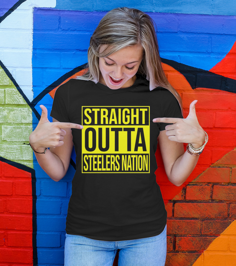 Straight Outta Steelers Nation T-Shirt