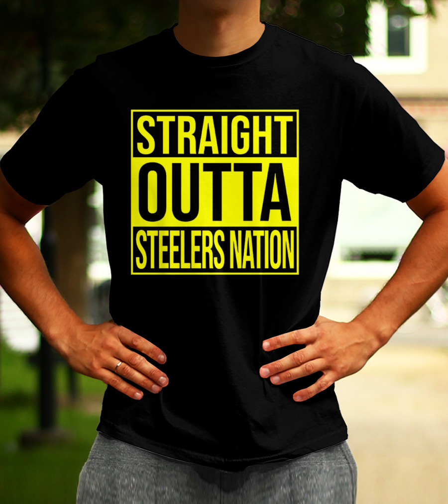 Straight Outta Steelers Nation T-Shirt