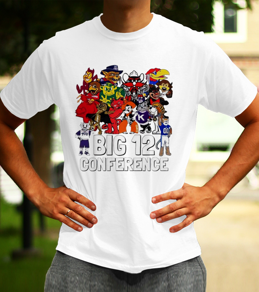 Big 12 Conference Football Mascots Collection T-Shirt