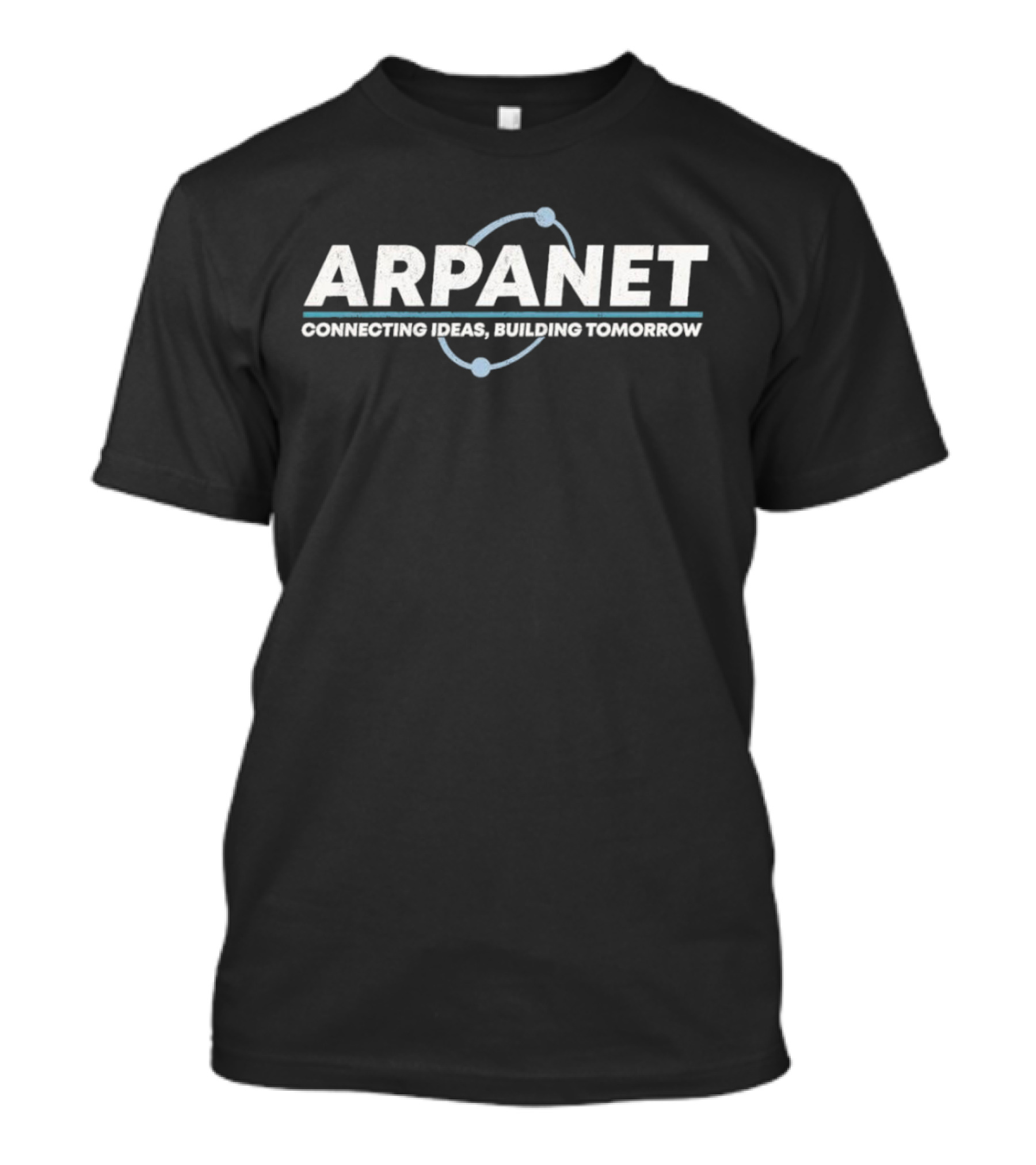Arpanet Connecting Ideas Building Tomorrow Retro Network T-Shirt