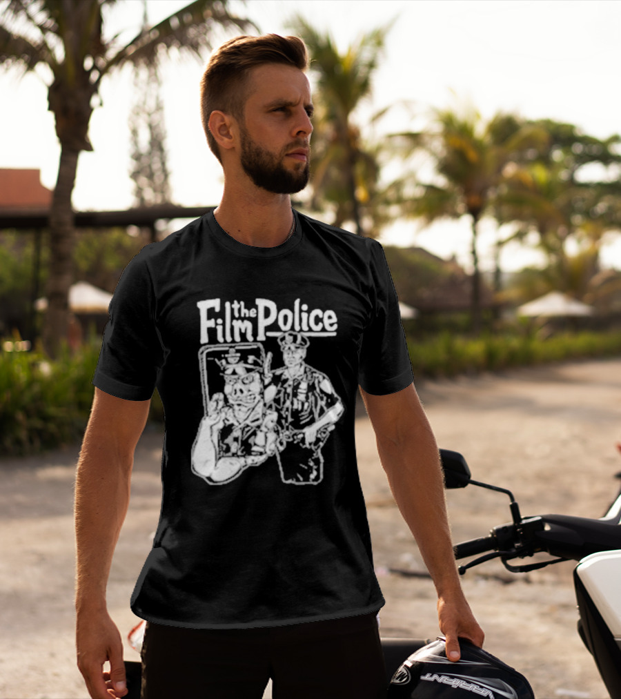 Punkwithacamera Film The Police Olafh Ace Officer Sketch T-Shirt