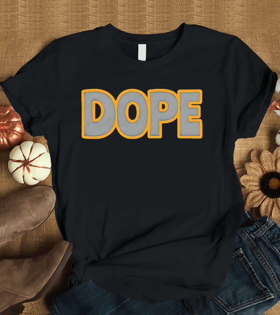 John Felix Dope Bold Yellow Outline T-Shirt