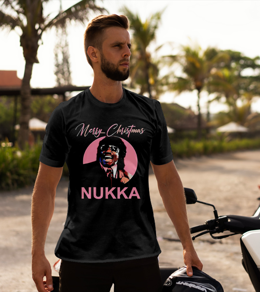 Merry Christmas Nukka Retro Holiday T-Shirt