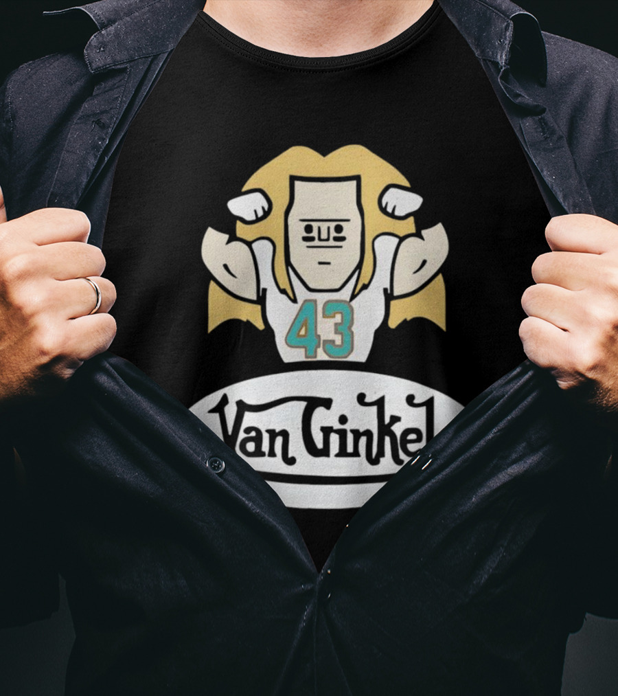 Van Ginkel 43 Cartoon Character With Muscles T-Shirt
