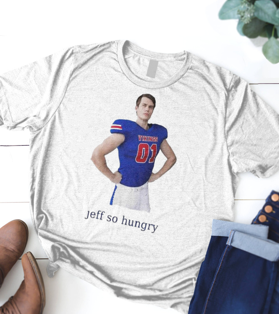 Vikings 01 Jeff So Hungry Football Player T-Shirt