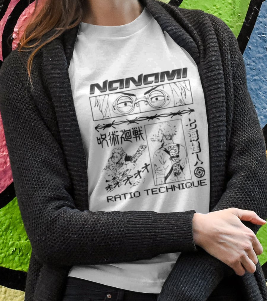 Nanami Jujutsu Kaisen Ratio Technique Manga T-Shirt