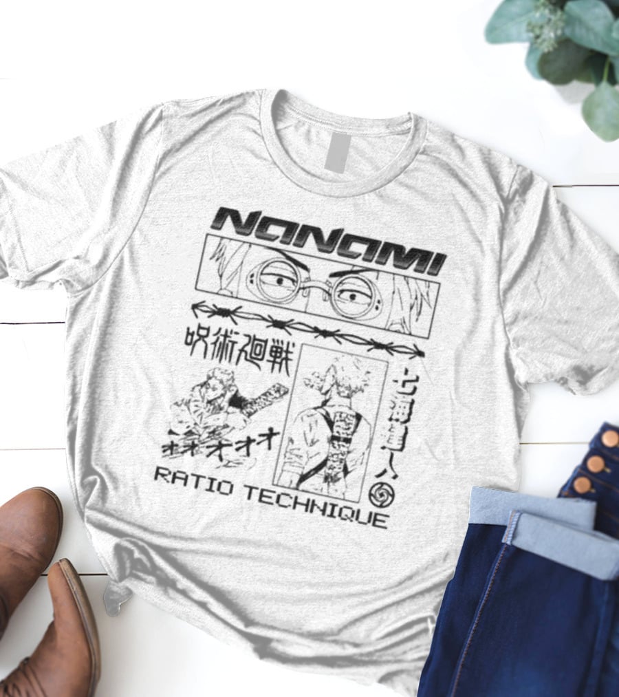 Nanami Jujutsu Kaisen Ratio Technique Manga T-Shirt
