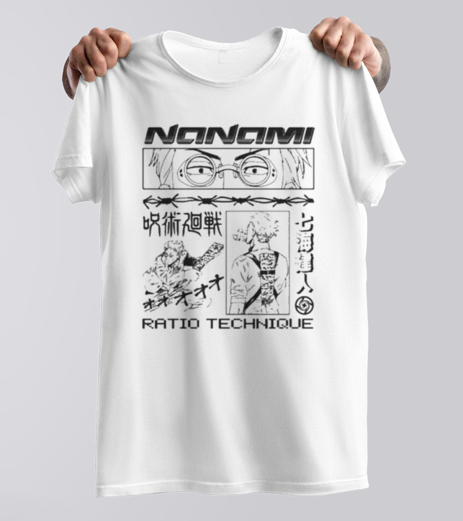 Nanami Jujutsu Kaisen Ratio Technique Manga T-Shirt