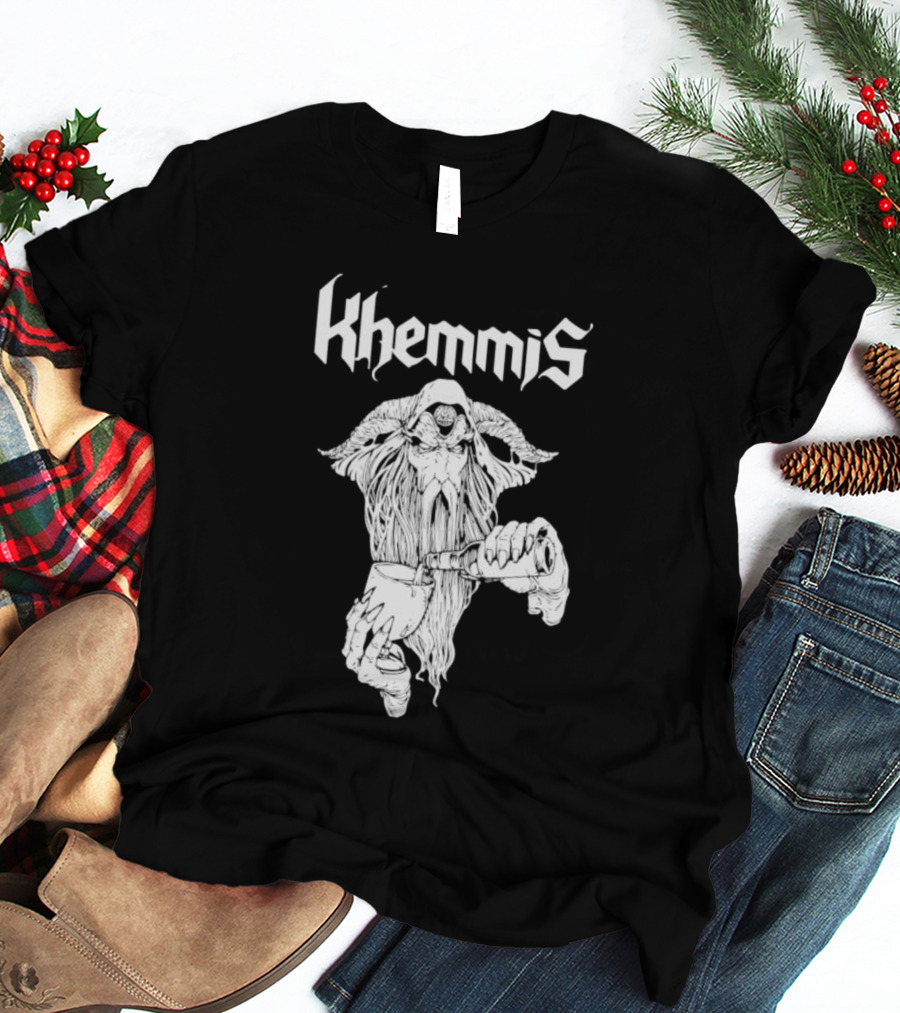 Khemmis Beer Wizard Goat-Pouring T-Shirt