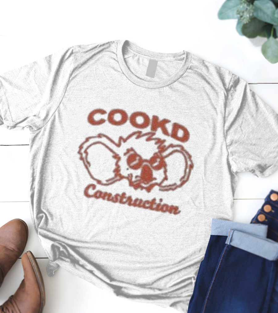 Cookd Construction Koala T-Shirt