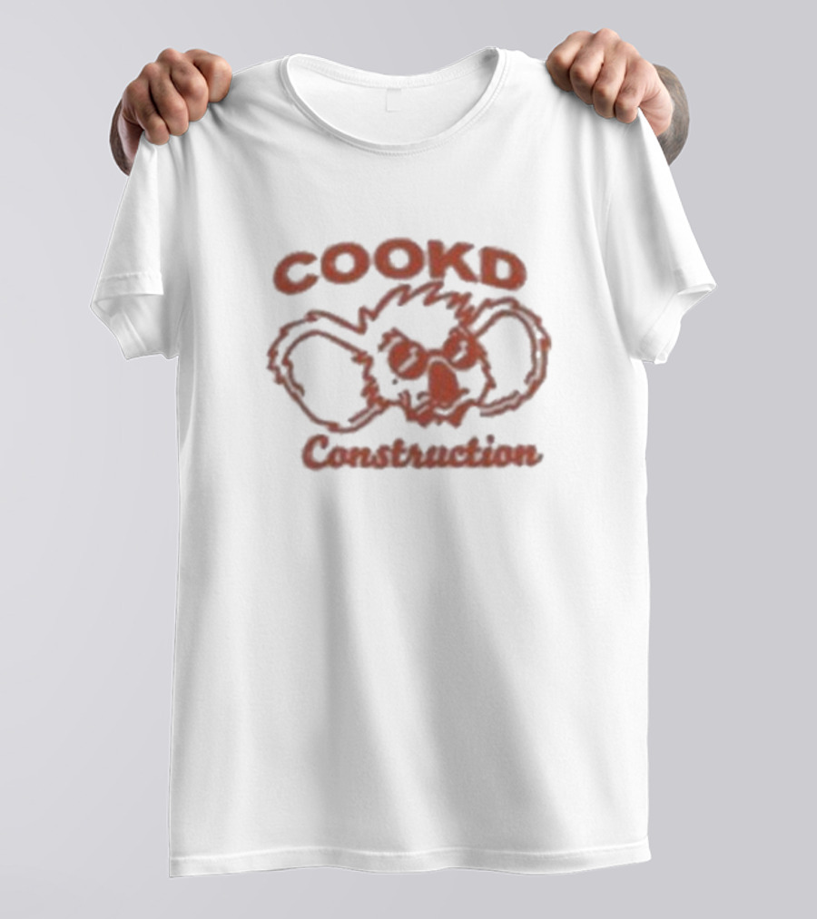 Cookd Construction Koala T-Shirt