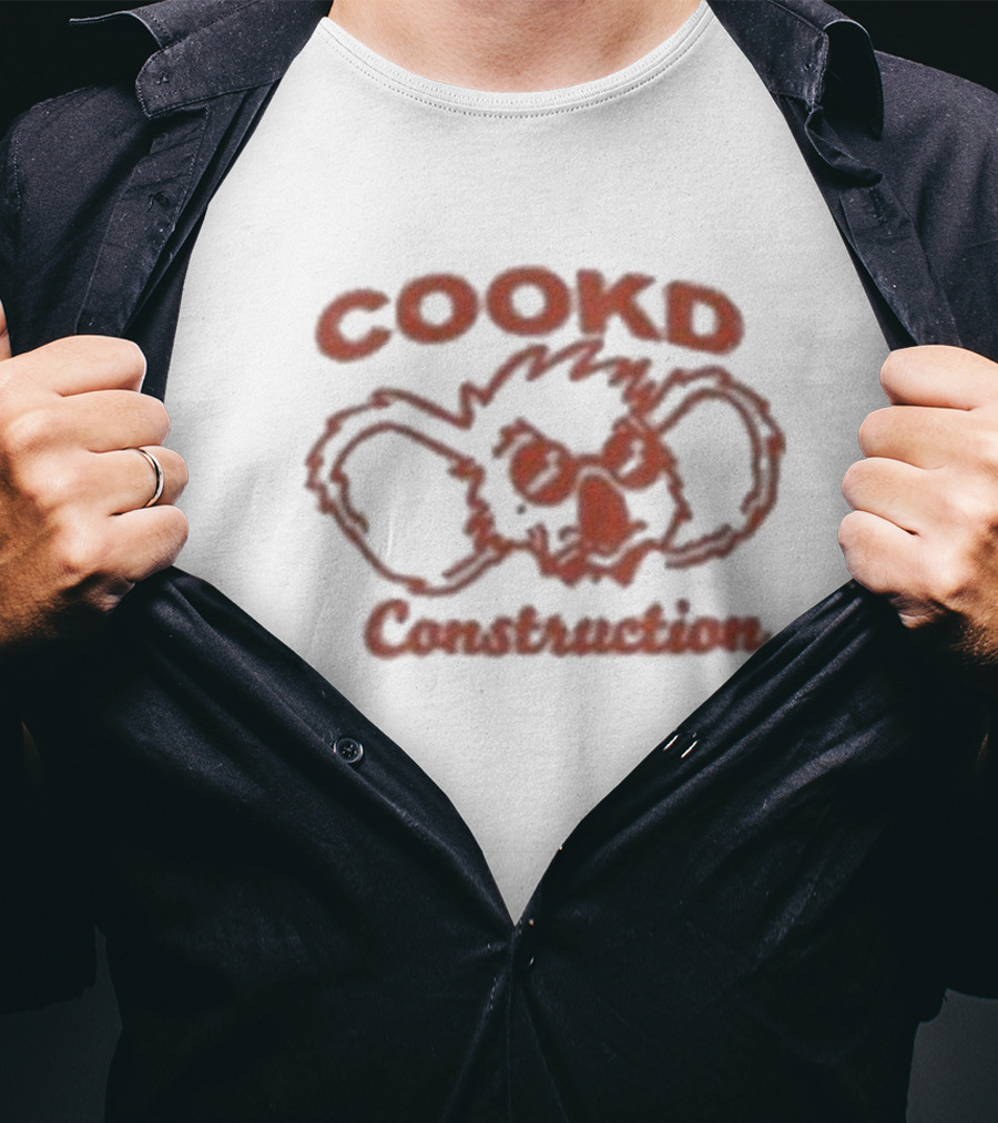 Cookd Construction Koala T-Shirt