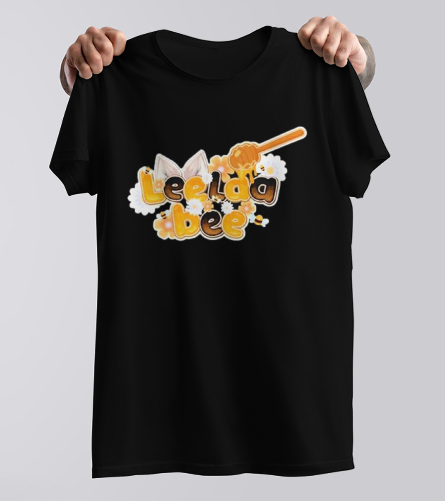 Leelaabee Honey Drizzle With Ears And Flowers T-Shirt