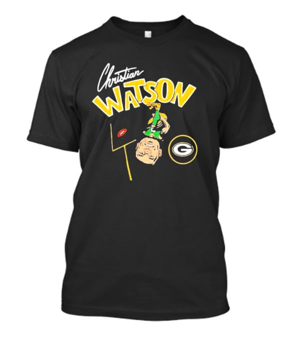 Christian Watson Green Bay Packers Football Comic T-Shirt