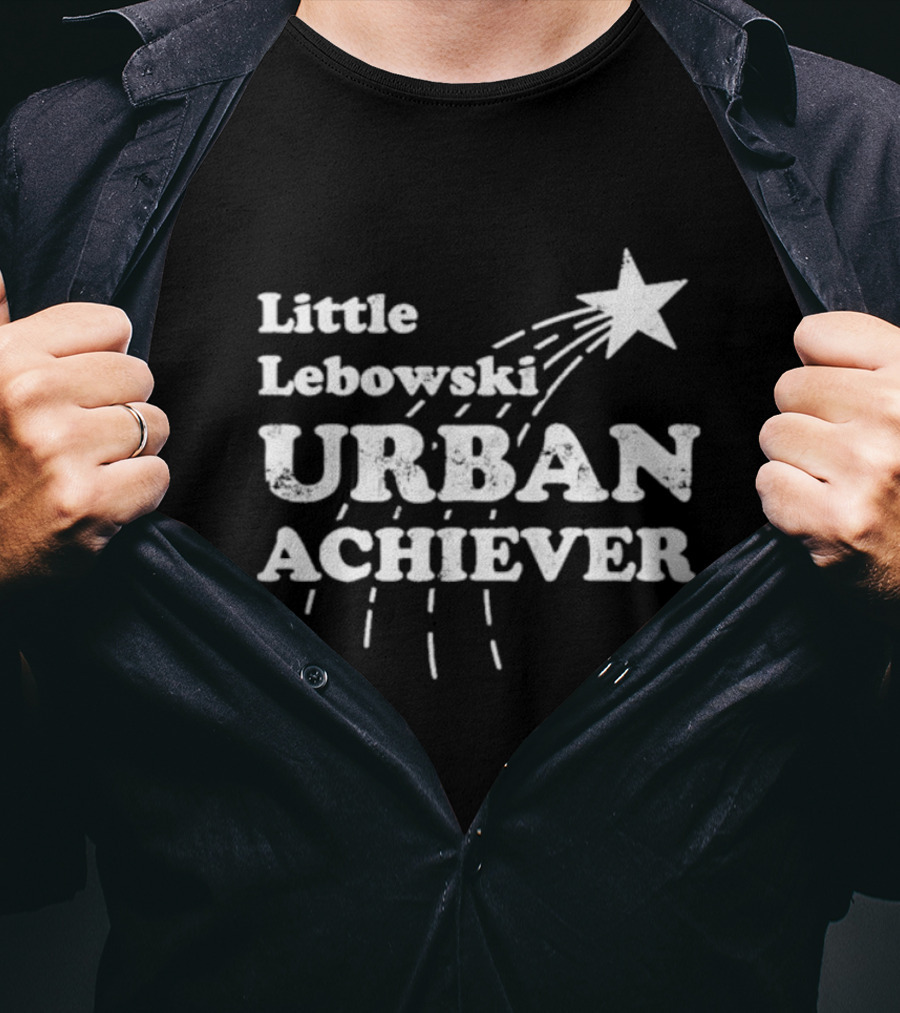 Little Lebowski Urban Achievers Star Shooting Star Motif T-Shirt