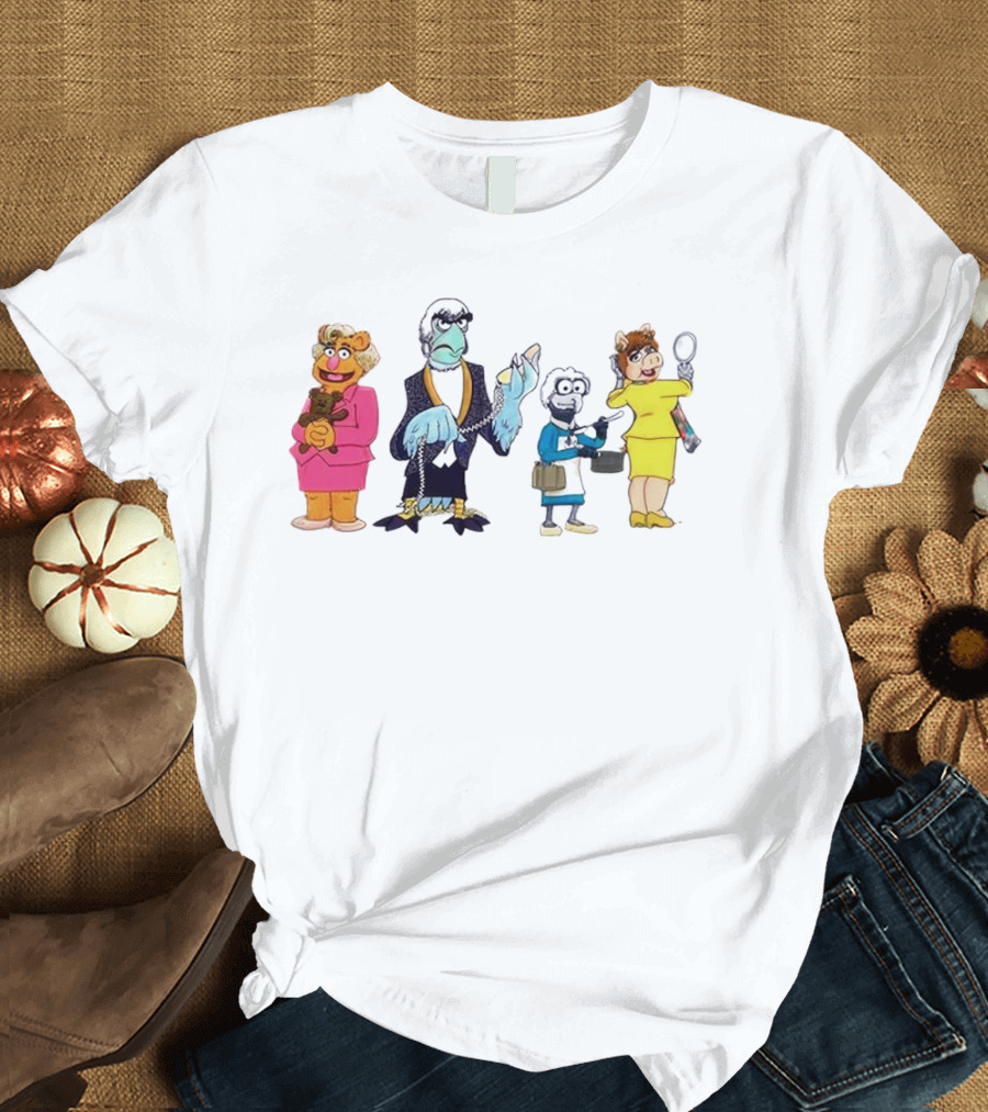 Golden Girls Muppets Characters Mashup T-Shirt