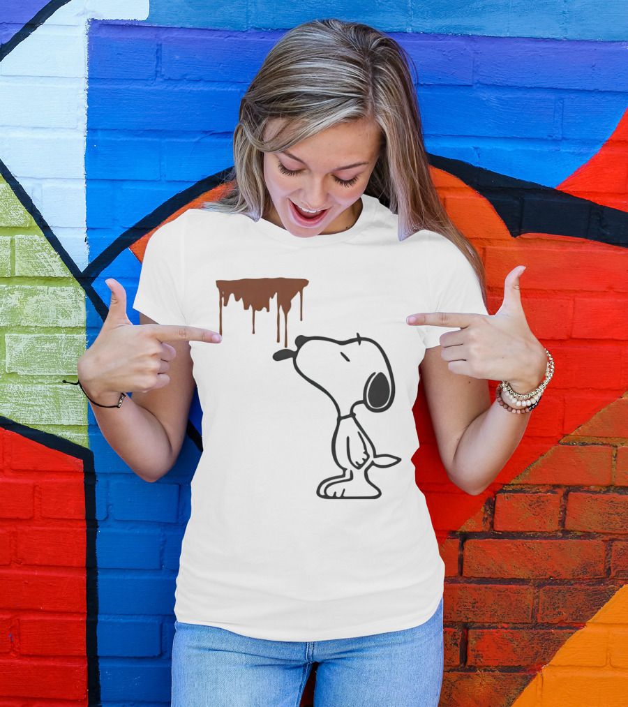 Snoopy Enjoys Dripping Coffee T-Shirt