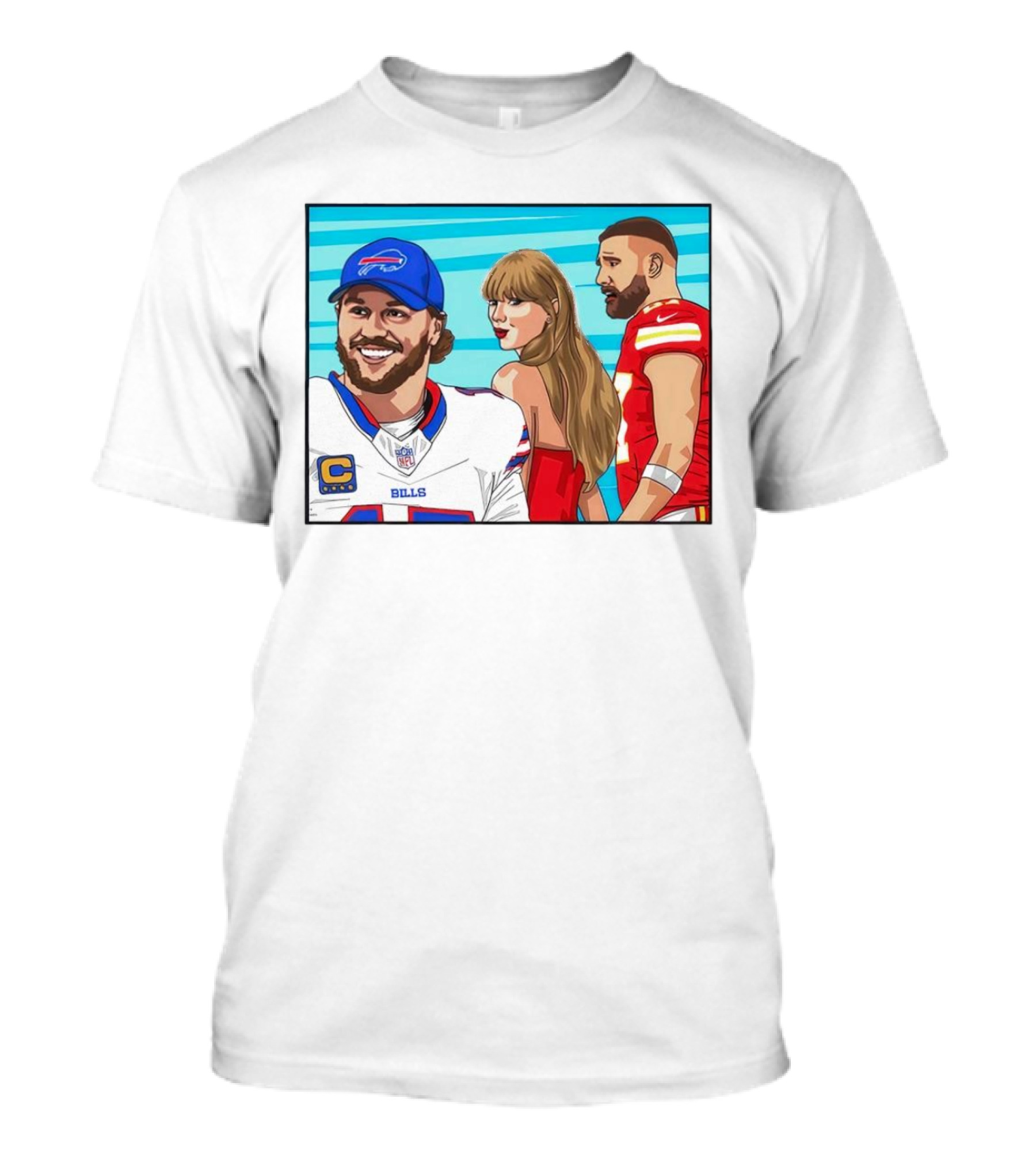Buffalo Bills Vs. Kansas City Chiefs Distracted Girlfriend Meme T-Shirt