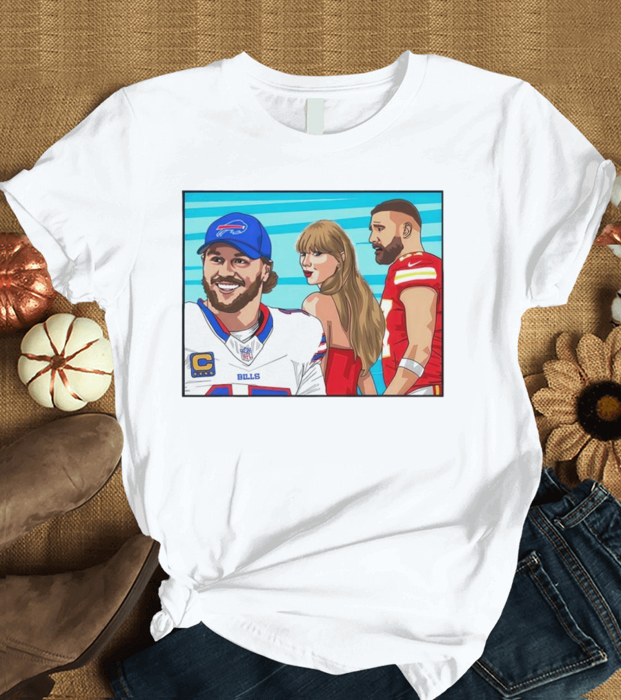 Buffalo Bills Vs. Kansas City Chiefs Distracted Girlfriend Meme T-Shirt
