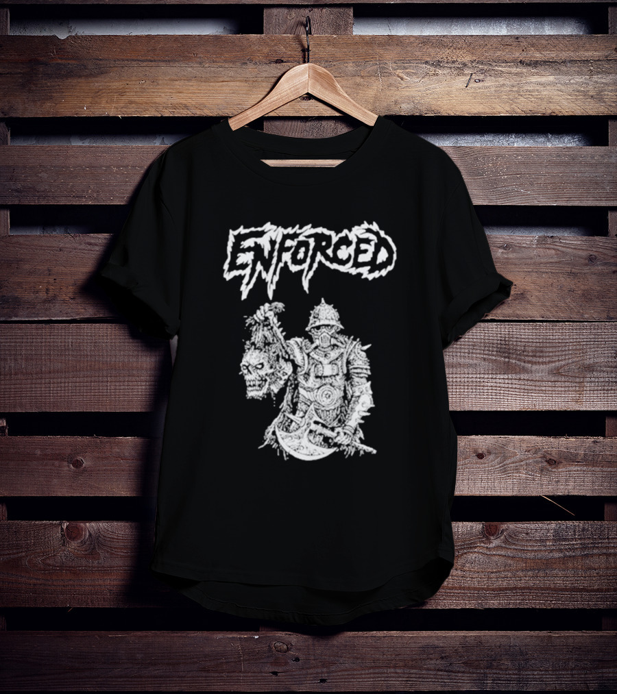 Enforced Warrior Holding Severed Head With Axe T-Shirt