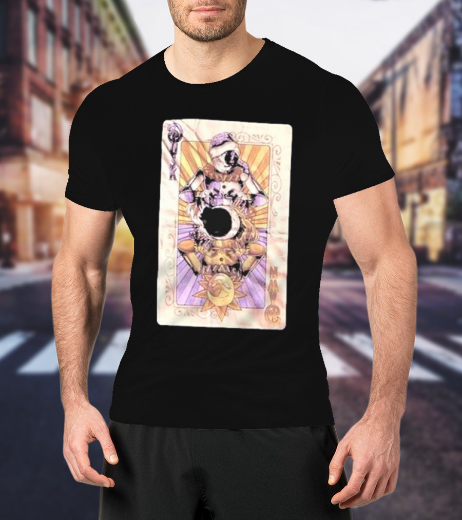 Five Nights At Freddy’s Security Breach Sun And Moon Tarot Card T-Shirt