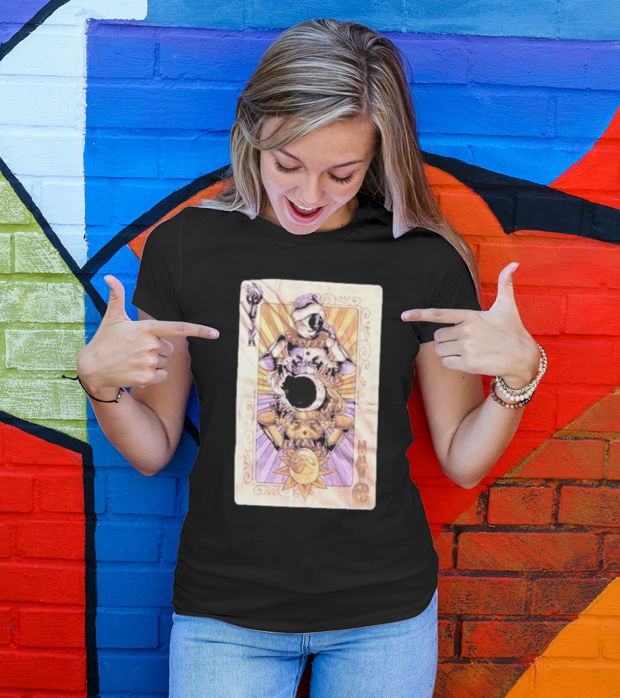 Five Nights At Freddy’s Security Breach Sun And Moon Tarot Card T-Shirt