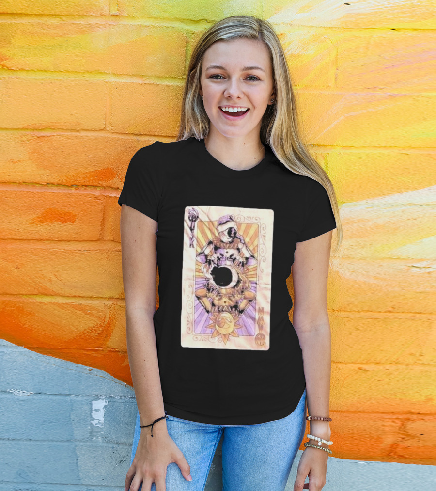 Five Nights At Freddy’s Security Breach Sun And Moon Tarot Card T-Shirt