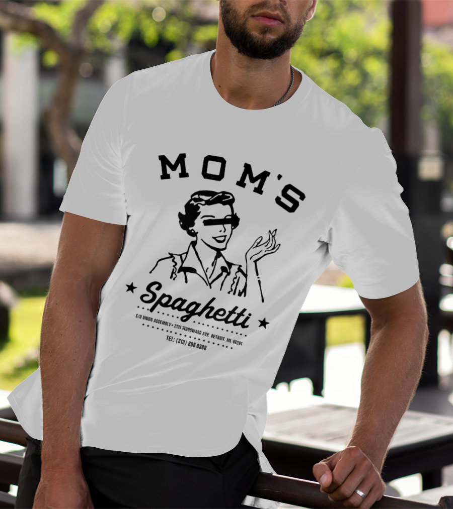Eminem Mom's Spaghetti C/O Union Assembly Detroit 2131 Woodward Ave 48201 T-Shirt