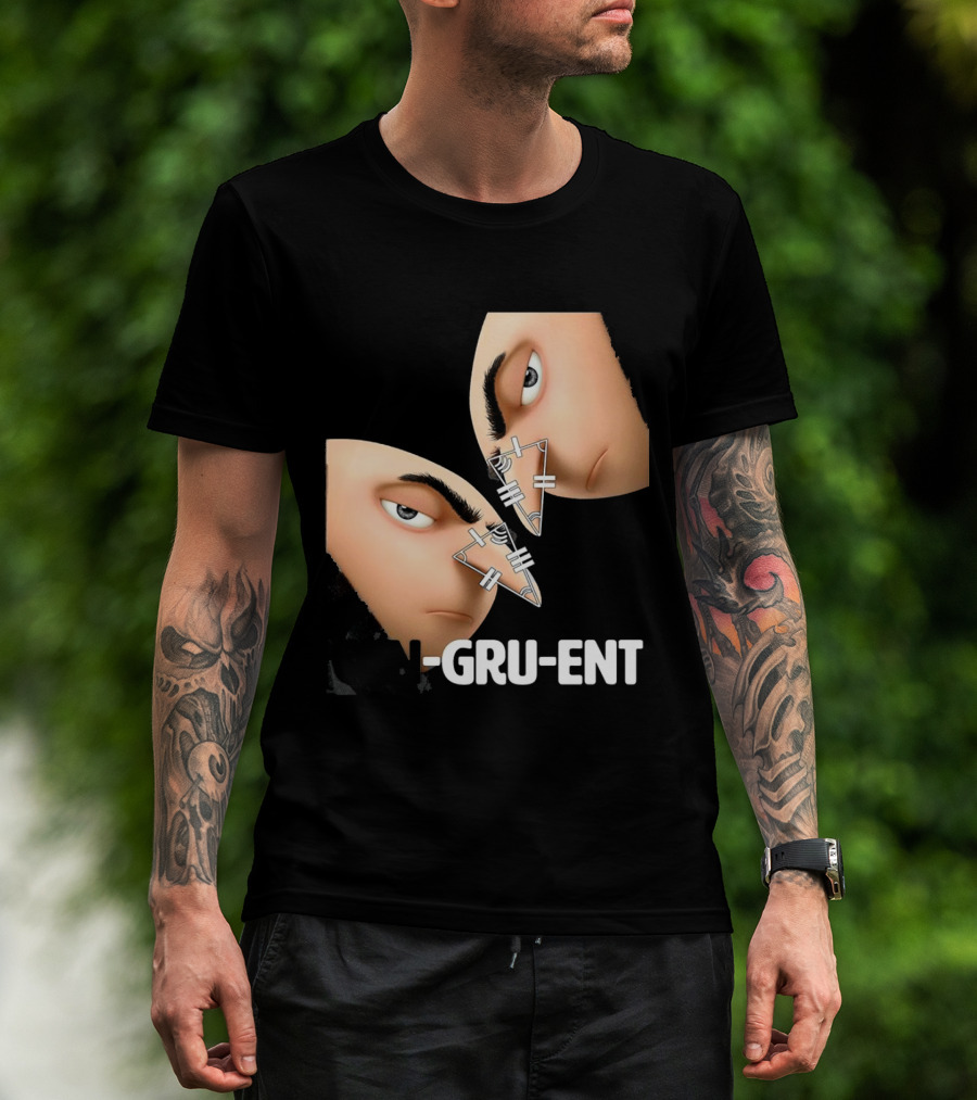Felonious Gru CON-GRU-ENT Reflection Geometric Parallels T-Shirt