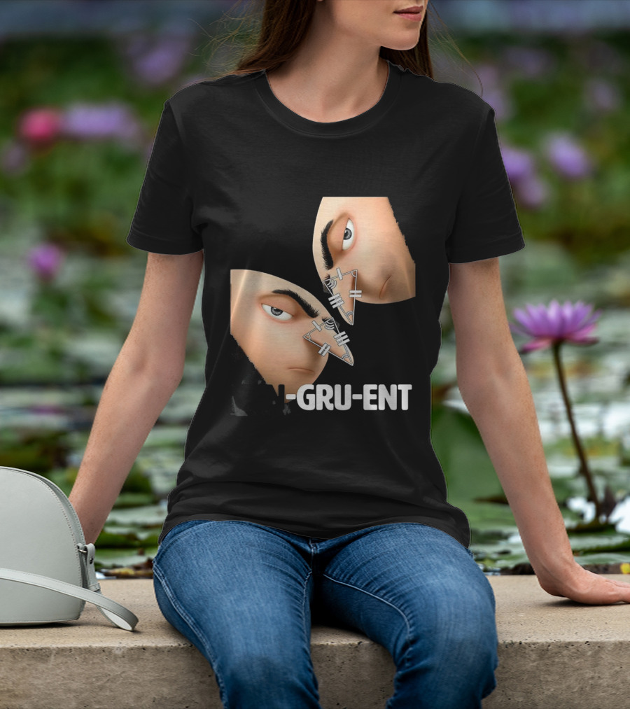 Felonious Gru CON-GRU-ENT Reflection Geometric Parallels T-Shirt