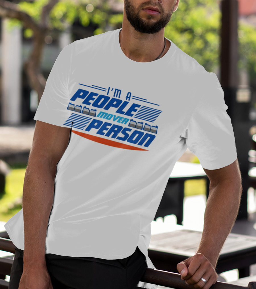 I'm A People Mover Person Retro Transit Inspired T-Shirt