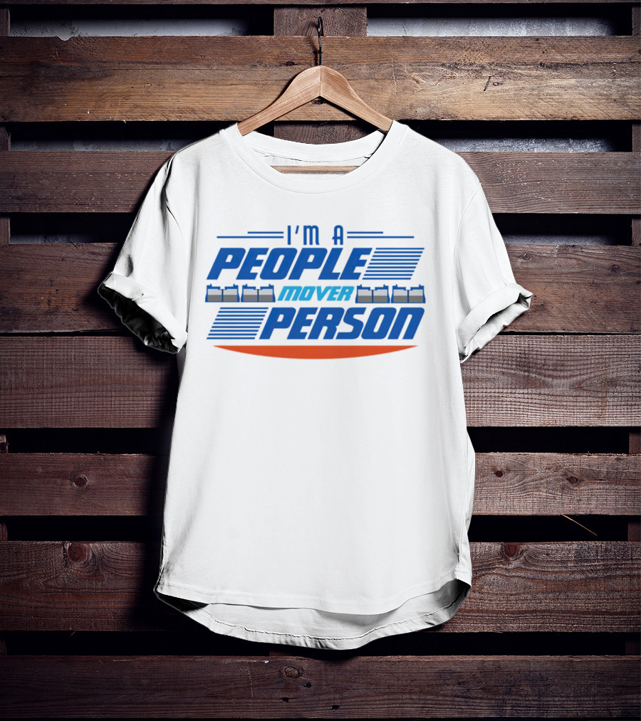 I'm A People Mover Person Retro Transit Inspired T-Shirt
