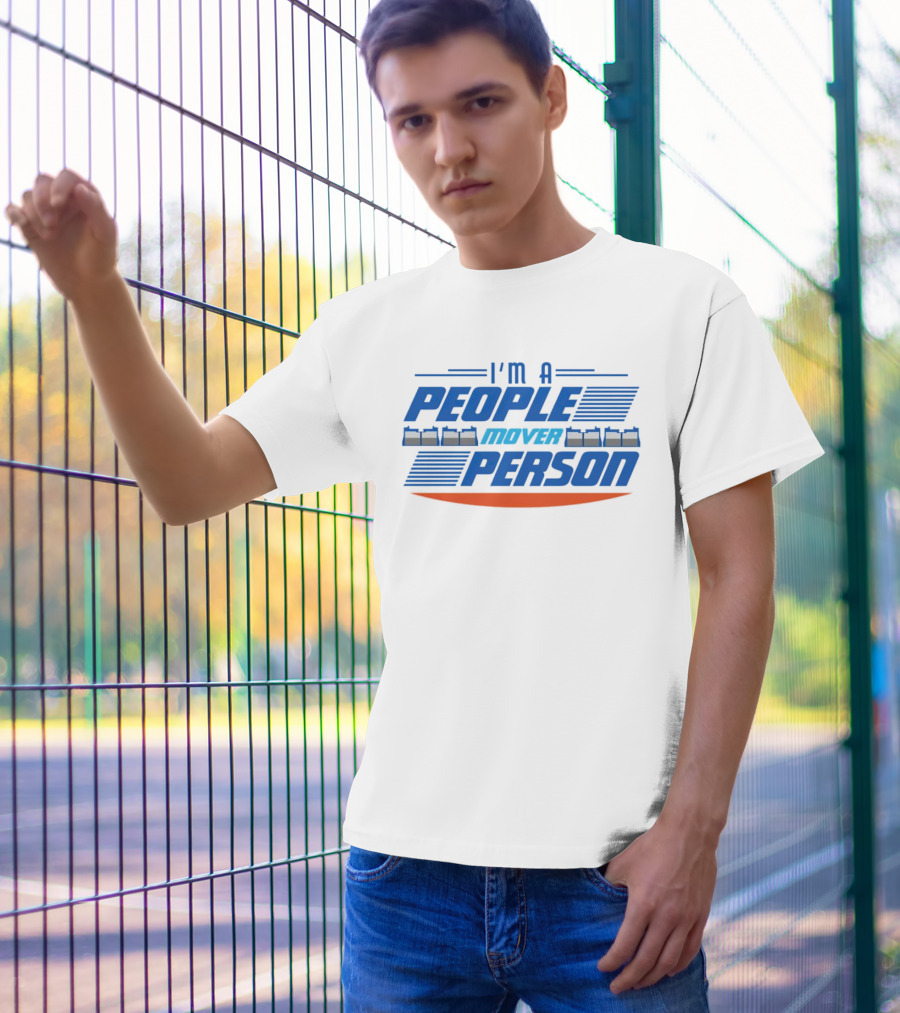 I'm A People Mover Person Retro Transit Inspired T-Shirt