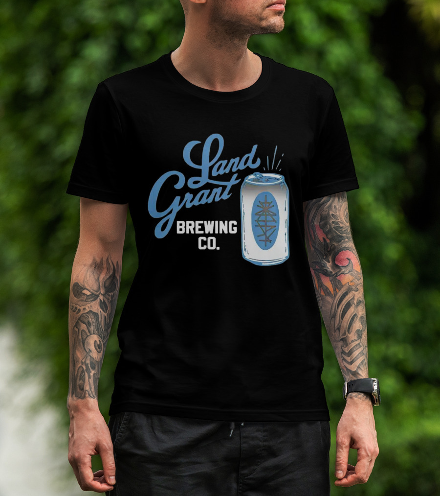 Land Grant Brewing Co Vintage Can T-Shirt