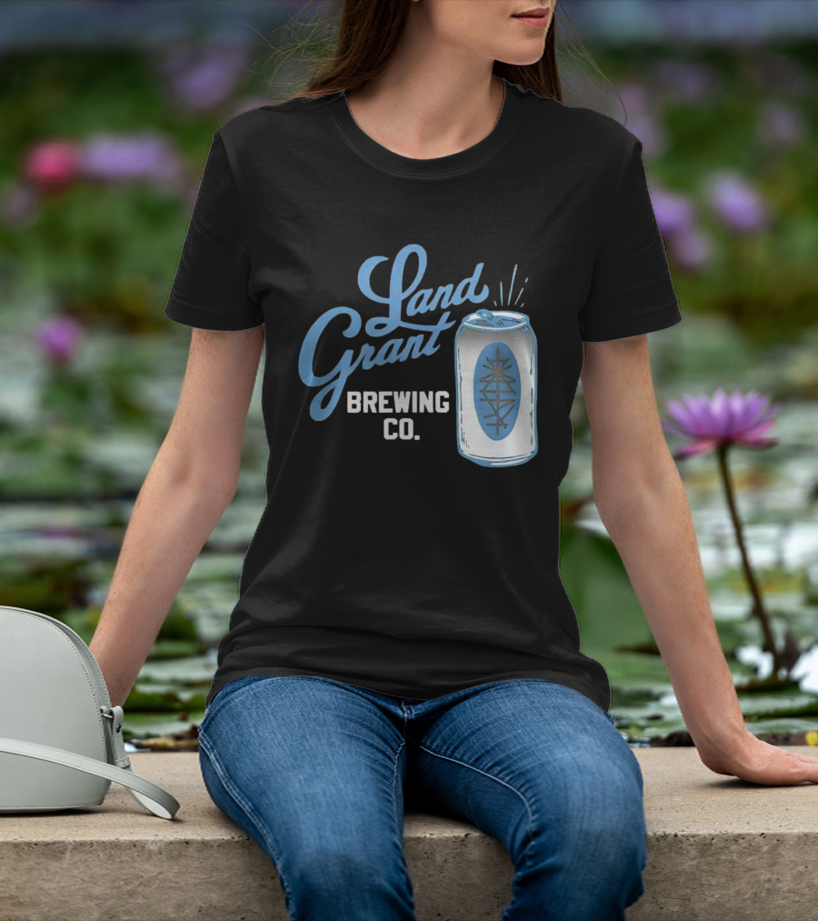 Land Grant Brewing Co Vintage Can T-Shirt