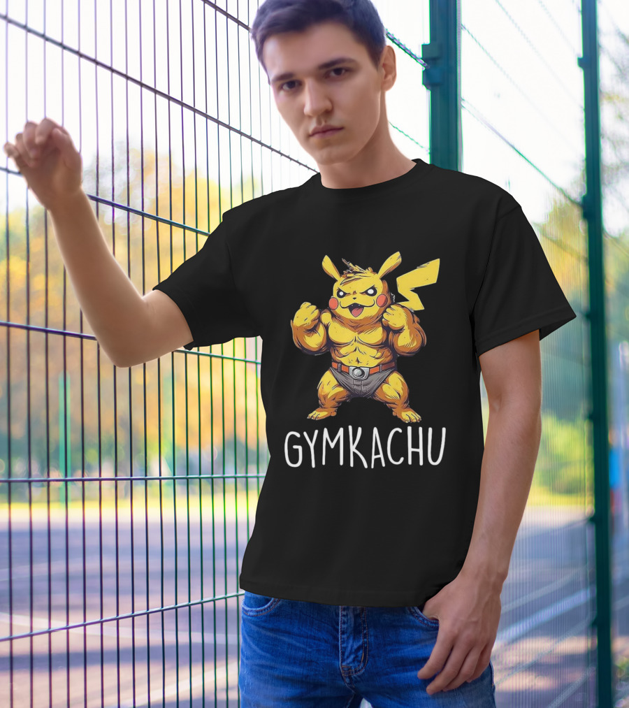 Gymkachu Buff Pikachu T-Shirt