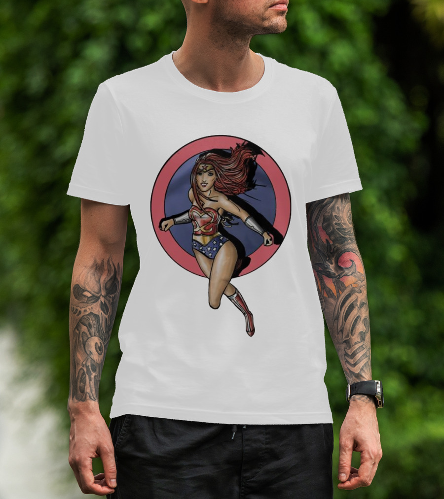 Sassy Stephie Wonder Woman Superhero Sassy T-Shirt