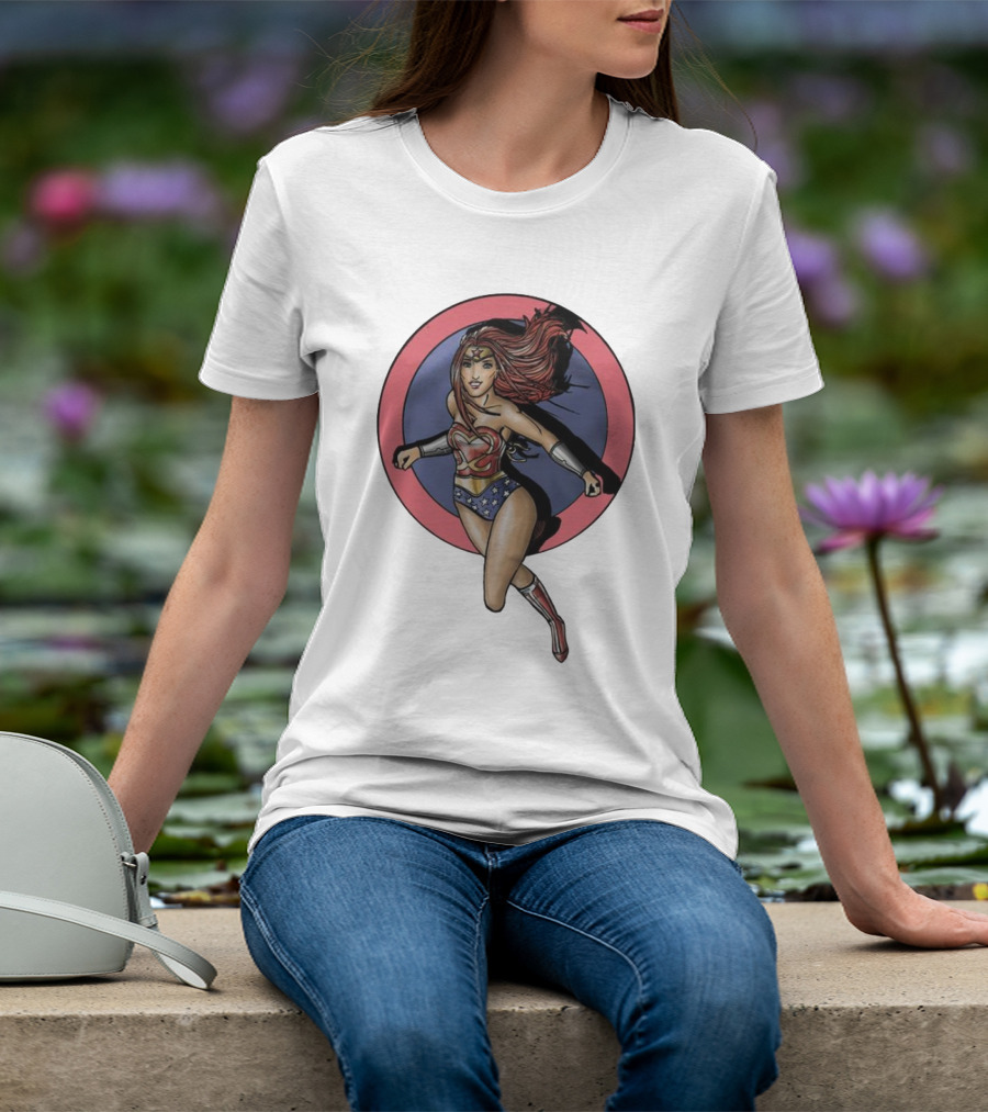Sassy Stephie Wonder Woman Superhero Sassy T-Shirt