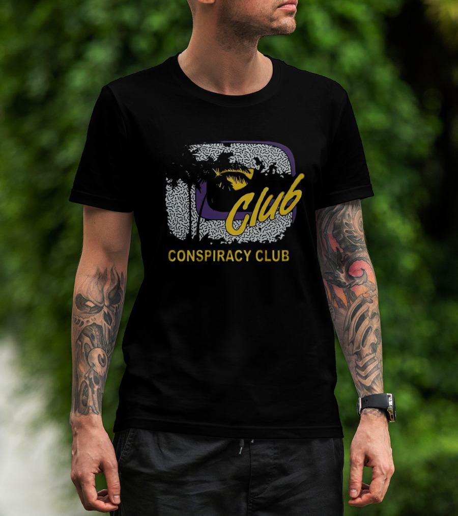 Shane Dawson Conspiracy Club Retro Palm Tree T-Shirt