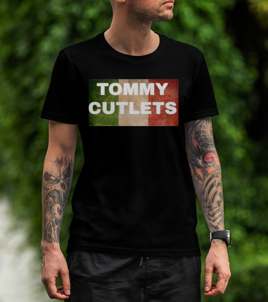 Tommy Cutlets Italian Flag Tommy Devito T-Shirt
