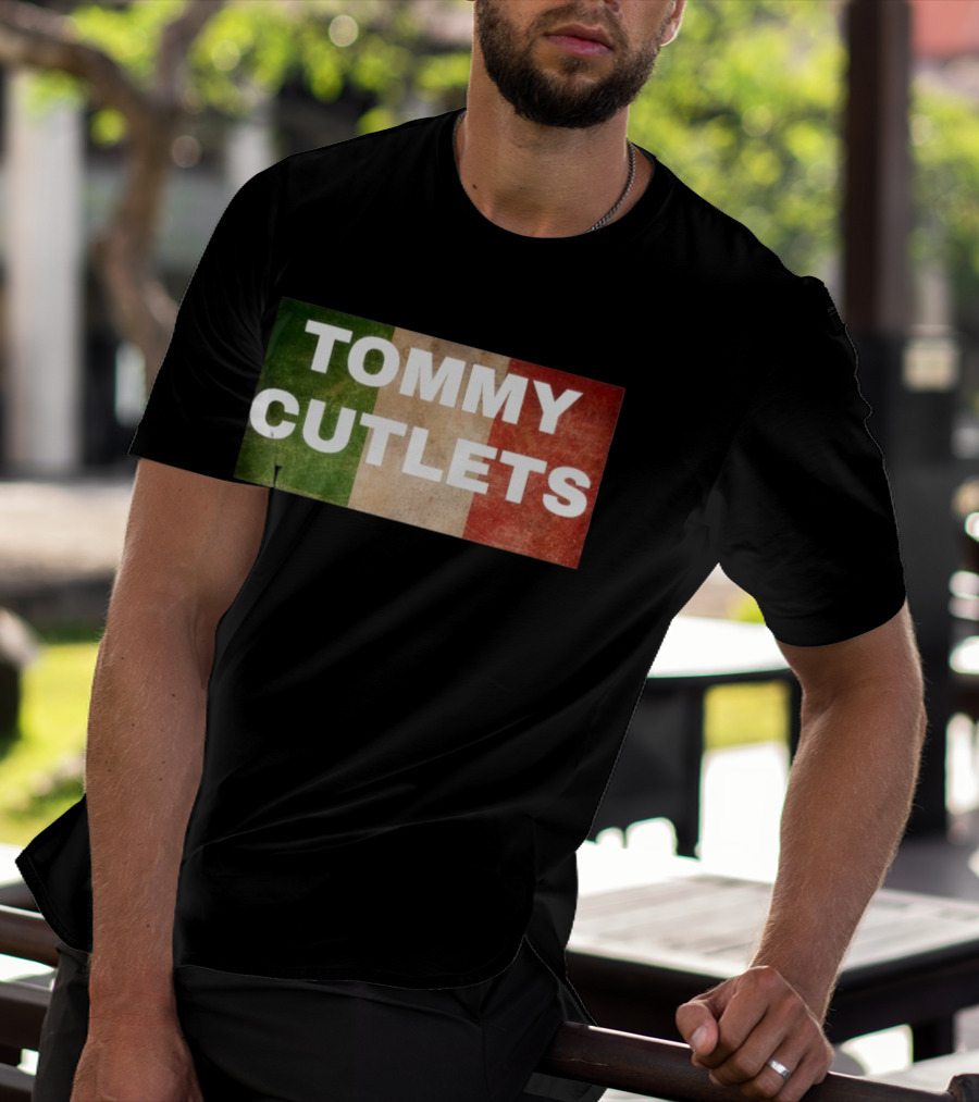 Tommy Cutlets Italian Flag Tommy Devito T-Shirt