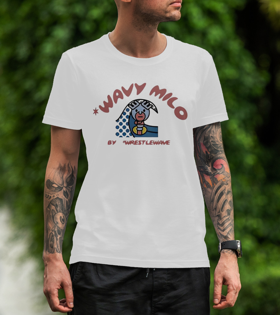 Wavy Milo By Wrestlewave Retro Cartoon T-Shirt