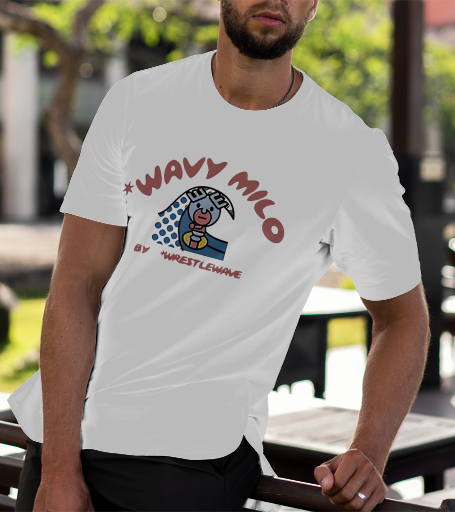 Wavy Milo By Wrestlewave Retro Cartoon T-Shirt