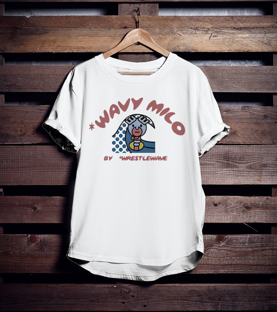 Wavy Milo By Wrestlewave Retro Cartoon T-Shirt